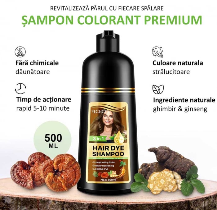 Șampon pentru Păr Saten / Castaniu