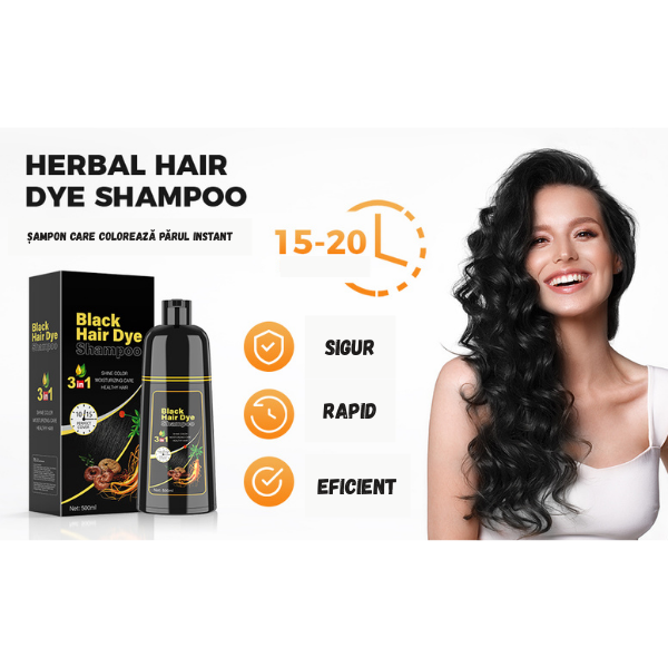 Șampon Colorant pentru Păr Negru